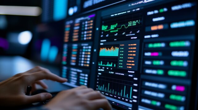 Clear Morning Across a Real-Time Market Dashboard: Advanced Fintech Dashboard With Stock Watchlist Interface Mon &acirc;&euro;&ldquo; Skyline Study 2