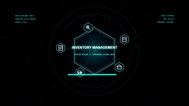 Inventory management system interface with data controls