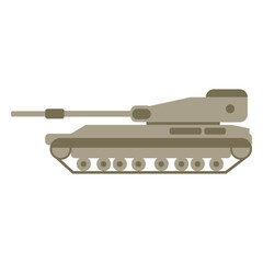 Obraz premium War tank flat