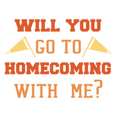 Fototapeta premium Homecoming flag proposal