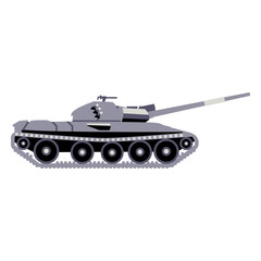 Obraz premium Army tank side-view