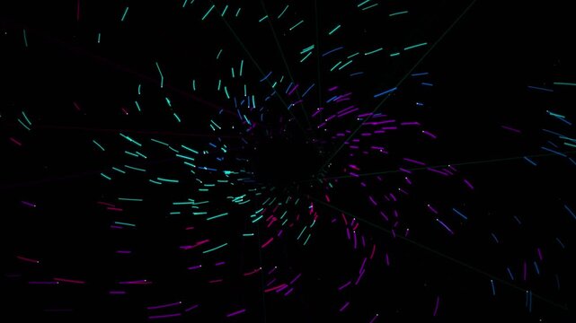 Quantum Singularity Vortex Loop in AI Cyber Data Network