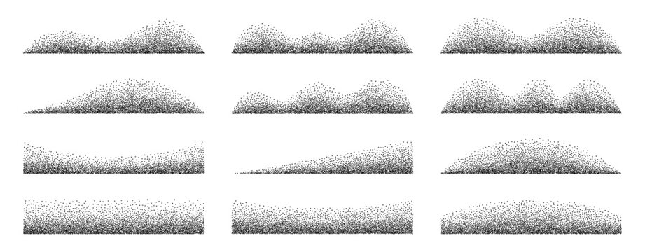 Wave divider with grain texture creates an organic border. Curve noise pattern adds depth to website headers, banners, and page sections with flowing design.