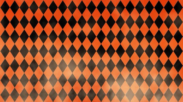 smoke orange rhombus pattern03 loop（orange black background）