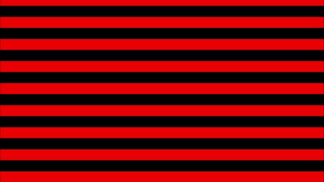 Red and black horizontal striped pattern background, minimalist geometric motion bold for creative projects