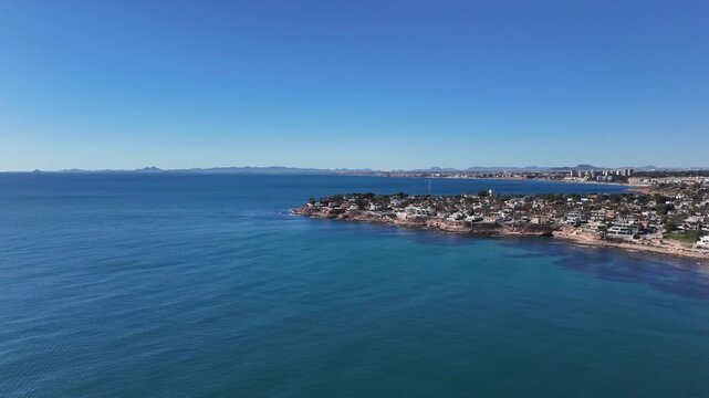 Cabo Roig Mediterranean Peninsula and Coastal Homes from Above