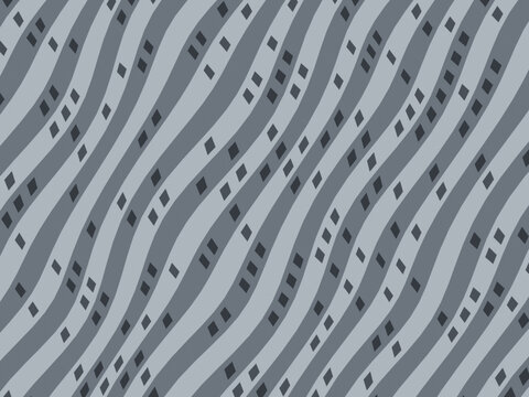 Swaying Rhombus Tessellation Bold Modern Wallpaper