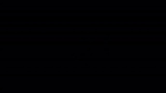 Neon Stop Warning Animation with Alpha Channel, Content Warning or Trigger Warning, Technology and Content Creation Element, Danger or Alert Sign Animation. Infographic or Infographics Element Concept