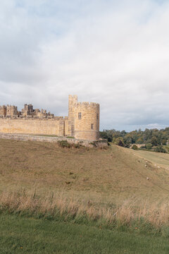 Editorial views of Alnwick Castle showcasing historic architecture, towers and grounds across Northumberland during early‑autumn light, September 2026