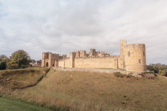 Editorial views of Alnwick Castle showcasing historic architecture, towers and grounds across Northumberland during early‑autumn light, September 2026