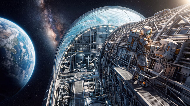 Astronauta en el espacio