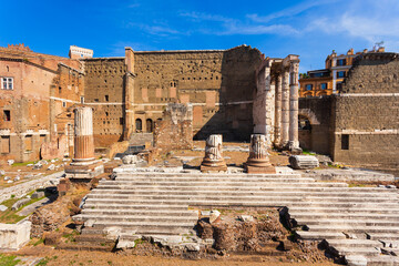 Forum of Augustus and Temple of Mars Ultor in Rome, Italy © saiko3p