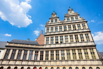 Fototapeta premium City Hall or Stadhuis van Gent in Ghent, Belgium