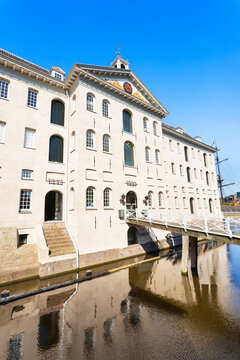National Maritime Museum building in Amsterdam, Netherlands