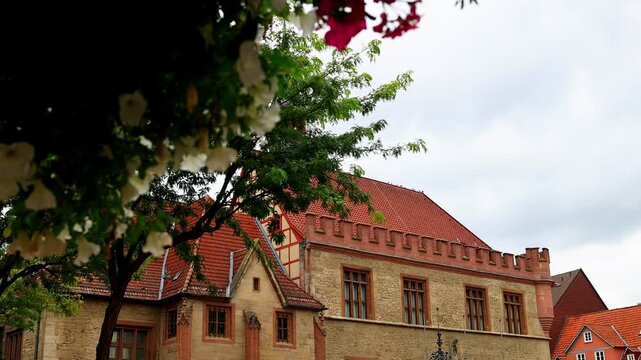 the old town hall of goettingen germany 4k video