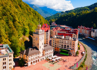 Rosa Khutor Town Hall, Sochi © saiko3p