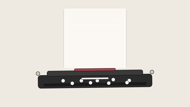 Minimalist digital interface elements displayed in a simple three part horizontal layout against a soft neutral background