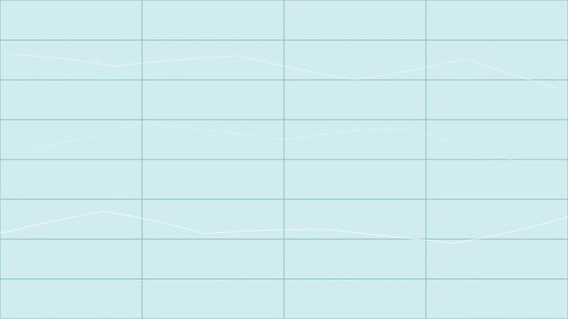 Abstract light blue grid background featuring repeating geometric line patterns for corporate data visualization presentations