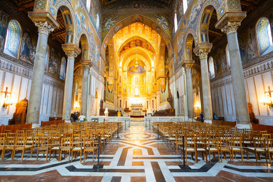 Monreale Cathedral or Duomo di Monreale in Palermo