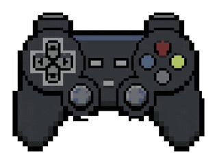 Pixel art video game controller © Senuko