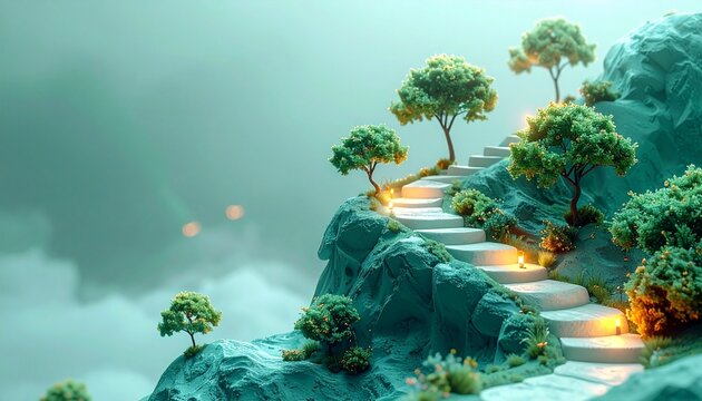 Future Uncertainty Pathway With Hidden Stairs5