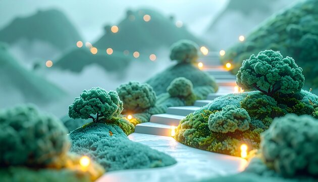 Future Uncertainty Pathway With Hidden Stairs4