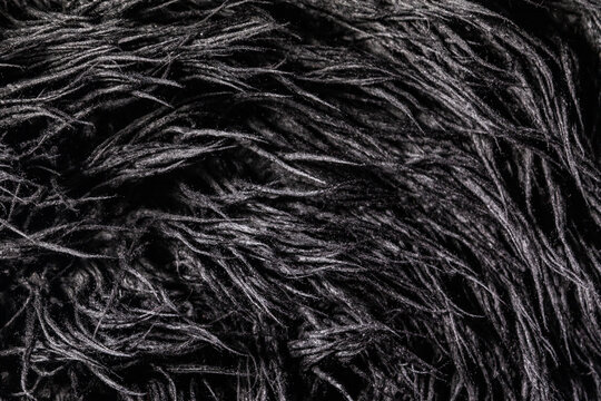  Textura de fibra abstracta de cabello oscuro enredado. Superficie texturizada de hilos oscuros entrelazados; transmite dinamismo, arte conceptual y misterio.
