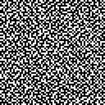 Seamless abstract black and white monochrome background. TV static. Digital pixel white noise pattern. Vector illustration