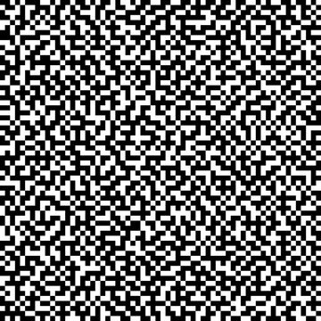 Seamless abstract black and white monochrome background. TV static. Digital pixel white noise pattern. Vector illustration