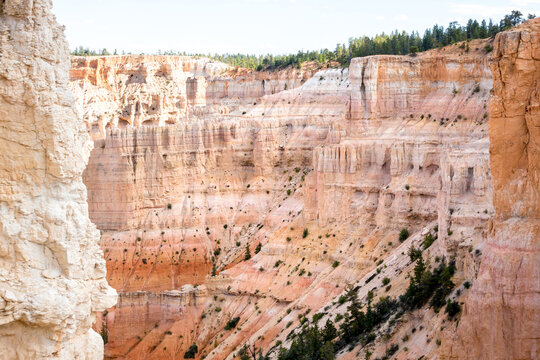 Rock formations seen from Inspiration Point in Bryce Canyon National Park, Utah