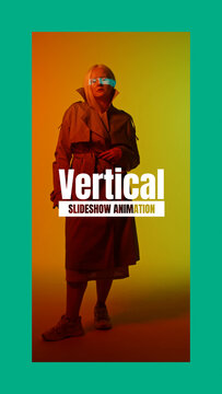 Vertical Slideshow Template