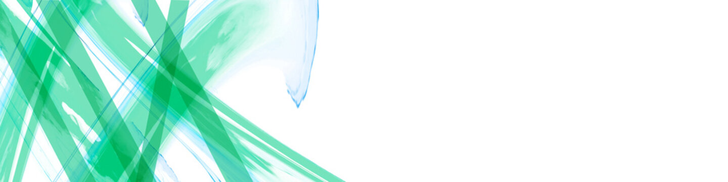 reen and blue brush stroke banner background