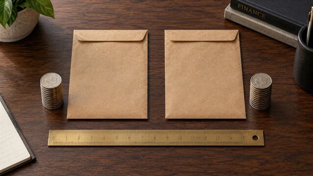 Equal compensation concept with matching payroll envelopes