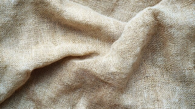 Linen Weave Warm Natural Fabric Texture background for banner