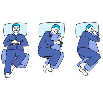 安楽体位おじいさん