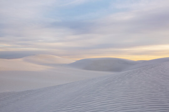 White sand dunes