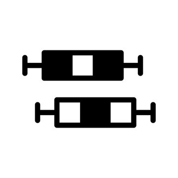 Box Plots Icon Vector Symbol Design Illustration