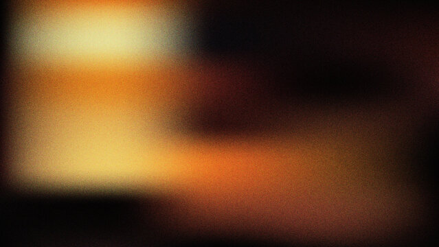 Vibrant golden orange and brown blurred background with a subtle dark vignette and fine grain texture effect