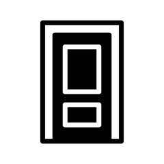 Fototapeta premium Doors Icon Vector Symbol Design Illustration