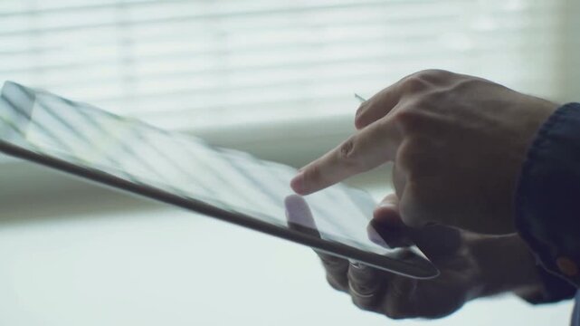 Online Shopping Payment With Credit Card On Digital Tablet Device