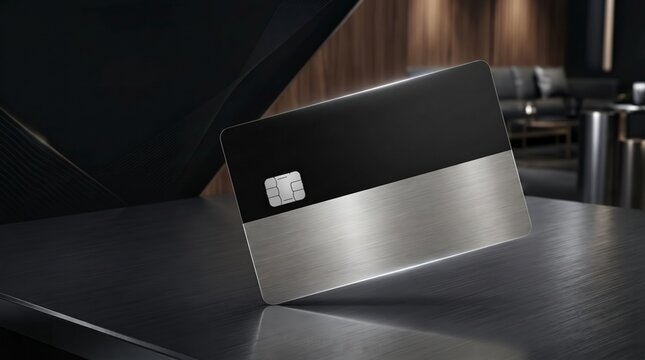 Sleek luxury credit card