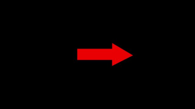 Neo arrow animation, Neon Up, down, left, Right arrow doing direction information animation on black background,4K abstract neon arrow loading icon and uploading animation.
