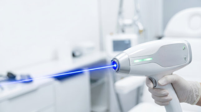 Laser treatment supports prostate cancer care in modern clinic with precise medical technology and calm professional focus