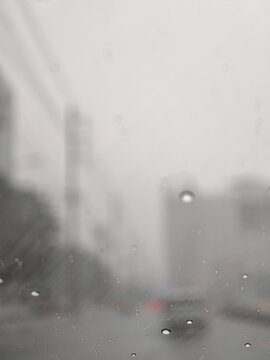 rain drops on window