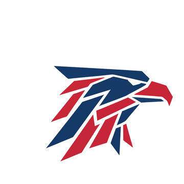 Geometric Eagle Head Icon