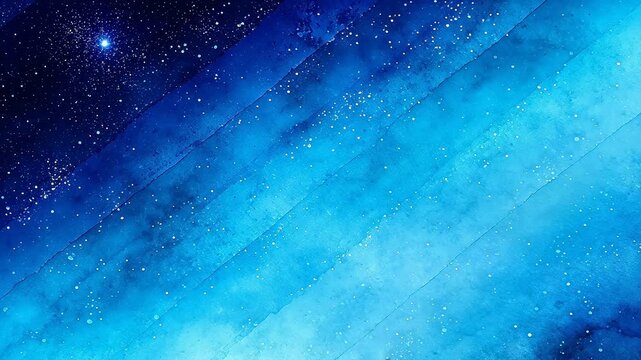 Abstract blue watercolor gradient with diagonal color bands and scattered spots
