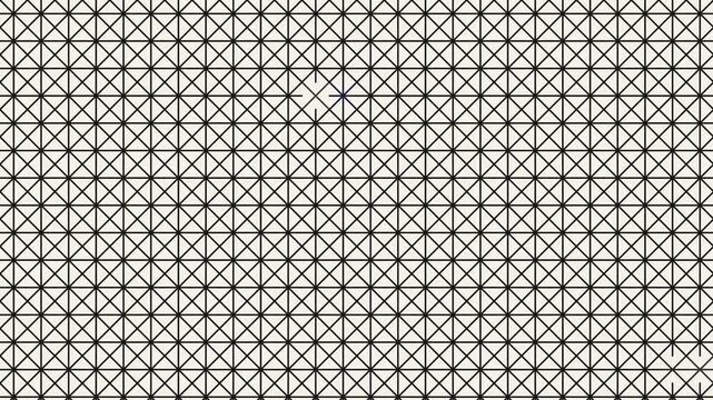 Seamless geometric pattern with circular floral design