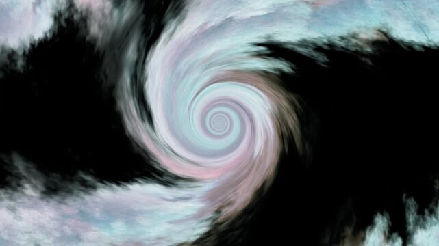 Ethereal soft spiral background abstract clouds