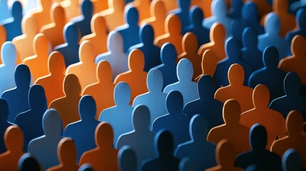 Obraz premium Statistical population data helps governments understand demographic patterns, forecast economic needs, guide social research, and develop effective public policies. 