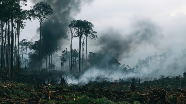 Human activities can create environmental damage by polluting air and water, degrading soil, destroying habitats, and reducing biodiversity across natural landscapes.
